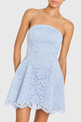 Romilly Mini Dress Powder Blue
