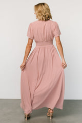 Birdie Maxi Dress | Blush