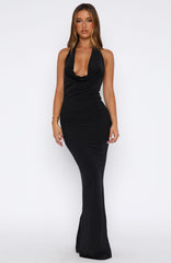 Vacation Time Maxi Dress Black